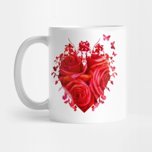 Hearts and Roses Mug